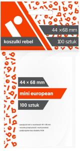 Koszulki Rebel (44x68 mm) Mini European 100 sztuk