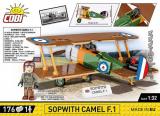 Cobi 2987. Sopwith Camel F.1. WW1 kolekcja historyczna