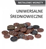 akcesorium do gry Monety Uniwersalne (zestaw 30 metalowych monet) redniowieczne